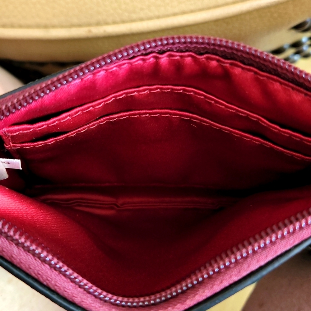 NWOT Coach Plaid Wristlet - Picture 7 of 9